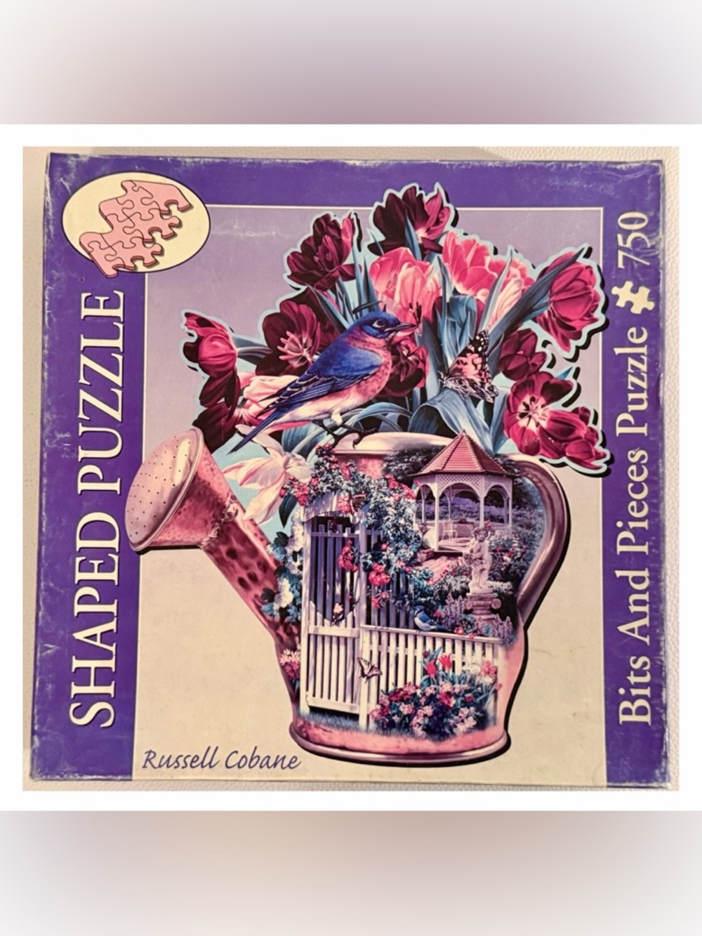 Vintage Bits And Pieces Shaped Puzzle 750 Piece Russell Cobane Garden Jigsaw Fun